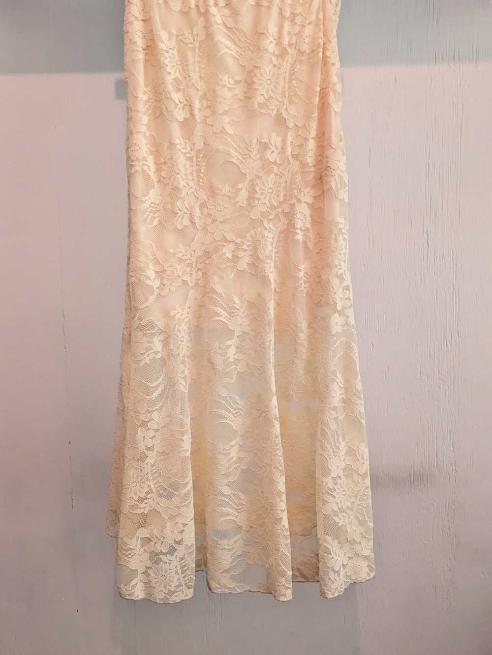 New With Tags Butter Yellow Lace Handkerchief Hem Hamptons Weekend Femme Skirt